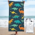 thumbnail image 1 of Kll Hand Drawn Seamless Microfiber Beach Towel Fast Drying,Extra Large 27.5"X55" Sand Free Beach Towel Super Lightweight Towels, 1 of 8