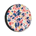 thumbnail image 1 of Kll Hand Painted Abstract Leopard Print Tire Cover,Universal Wheel Tire Cover For Trailer, Rv, Suv, Truck,Camper And Many Vehicle,(17 Inch), 1 of 7