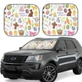 thumbnail image 1 of Kll Happy Easter1 Windshield Sun Shade 2-Piece Foldable Car Front Window Sunshade For Most Sedans Suv Truck - Auto Sun Blocker Visor Protector Blocks Max Uv Rays - Large, 1 of 7