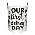 thumbnail image 1 of Kll Happy Mother'S Day Waterproof Foldable Laundry Hamper Bucket With Handles For Storage Bin,Kids Room,Home Organizer (Small), 1 of 8