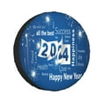 thumbnail image 1 of Kll Happy New Year 2024 Tire Cover,Universal Wheel Tire Cover For Trailer, Rv, Suv, Truck,Camper And Many Vehicle,(17 Inch), 1 of 7