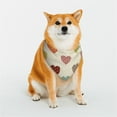 thumbnail image 1 of Kll Heart Polka Dot Dog Bandanas,Triangle Reversible Pet Scarf For Small Medium Large And Extra Large Dogs-Large, 1 of 8