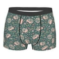 thumbnail image 1 of Kll Hedgehogs And Flowers Men'S Cotton Boxer Briefs Underwear-Medium, 1 of 9
