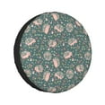 thumbnail image 1 of Kll Hedgehogs And Flowers Tire Cover,Universal Wheel Tire Cover For Trailer, Rv, Suv, Truck,Camper And Many Vehicle,(15 Inch), 1 of 8
