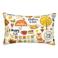 thumbnail image 1 of Kll Hello Fall Pillow Covers Envelope Closure,Super Soft And Cozy Fuzzy Fleece Pillow Case Cover 16"X24", 1 of 9