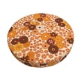 thumbnail image 1 of Kll Hippie Ditsy Floral Round Bar Chair Cushion Cover 14 Inch,Bar Stool Protector With Elastic, Soft Washable, 1 of 7
