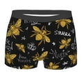 thumbnail image 1 of Kll Hohey Bee Golden Embroidery Men'S Cotton Boxer Briefs Underwear-X-Large, 1 of 9