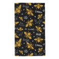 thumbnail image 1 of Kll Hohey Bee Golden Embroidery Ultra Absorbent & Soft Hand Towels For Bath, Hand, Face, Gym And Spa-27.5x16in, 1 of 9