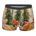 thumbnail image 1 of Kll Holiday Christmas Stars Men'S Cotton Boxer Briefs Underwear-Xx-Large, 1 of 9