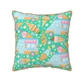 thumbnail image 1 of Kll Icecream Truck Decorative Throw Pillow Covers Velvet Soft For Couch Sofa Bedroom Living Room Outdoor -20"X20", 1 of 8