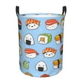 thumbnail image 1 of Kll Kawaii Sushi (2) Waterproof Foldable Laundry Hamper Bucket With Handles For Storage Bin,Kids Room,Home Organizer (Medium), 1 of 8
