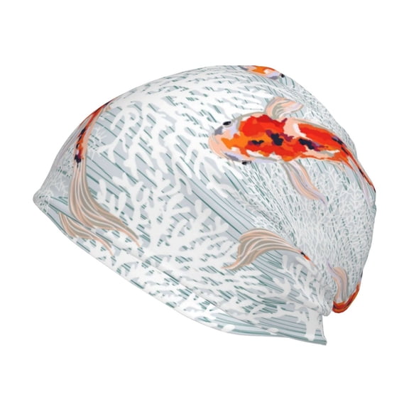 Kll Koi Fish Corals,Spring Summer Winter Fall Beanie Knit Hats For Men & Women - Warm & Soft Stylish Toboggan Caps For Cold Weather
