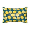 thumbnail image 1 of KLL Lemon Pattern Silk Pillowcase for Hair and Skin Standard Size 20"X 30" Soft Breathable Pillow Covers for Sleeping, 1 of 7
