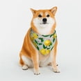 thumbnail image 1 of Kll Lemon Seamless Pattern Oil Painting Effect Dog Bandanas,Triangle Reversible Pet Scarf For Small Medium Large And Extra Large Dogs-Small, 1 of 7