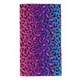 thumbnail image 1 of Kll Leopard Neon Rainbow Gradient Ultra Absorbent & Soft Hand Towels For Bath, Hand, Face, Gym And Spa-27.5x16in, 1 of 9