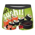 thumbnail image 1 of Kll Let It Sushi Men'S Cotton Boxer Briefs Underwear-Small, 1 of 9