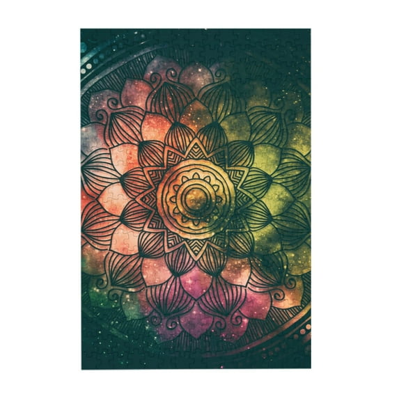 Kll Mandala - 300 Piece Jigsaw Puzzle For Adult And Teenagers Family Educational Game Toys 300pcs