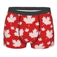 thumbnail image 1 of Kll Maple Leaves Men'S Cotton Boxer Briefs Underwear-Xx-Large, 1 of 9
