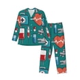 thumbnail image 1 of Kll Medical Elements Sleepwear Mens Flannel Pajamas,Long Cotton Pj Set, 1 of 9