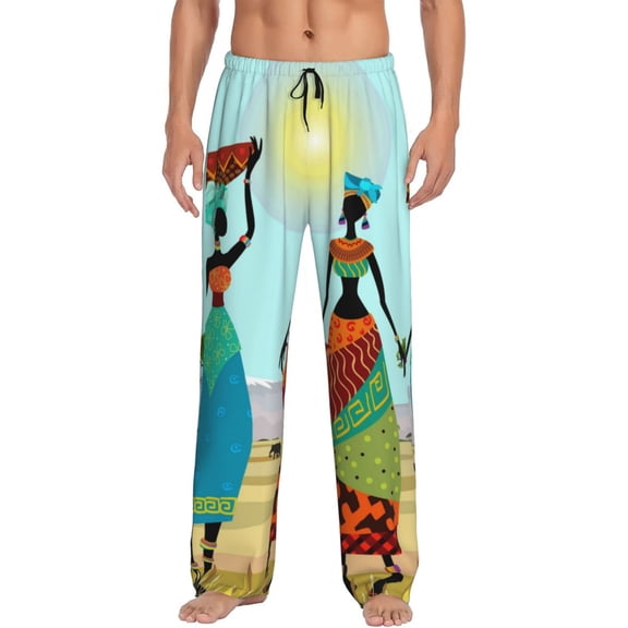 Kll Mens Pajama Pants For Men,Mens Lounge Pants,Funny Gifts For Men,Men'S Pajama Bottoms-African Women