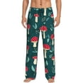 thumbnail image 1 of Kll Mens Pajama Pants For Men,Mens Lounge Pants,Funny Gifts For Men,Men'S Pajama Bottoms-Amanita Mushroom, 1 of 9