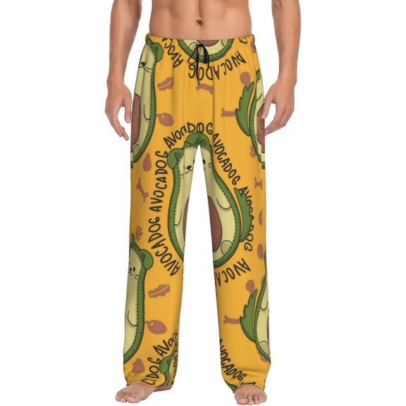 Kll Mens Pajama Pants For Men,Mens Lounge Pants,Funny Gifts For Men,Men'S Pajama Bottoms-Avocado Dog