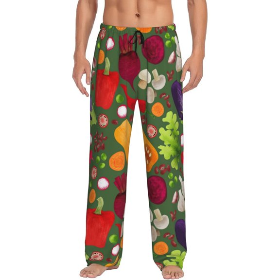 Kll Mens Pajama Pants For Men,Mens Lounge Pants,Funny Gifts For Men,Men'S Pajama Bottoms-Begetable