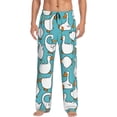 thumbnail image 1 of Kll Mens Pajama Pants For Men,Mens Lounge Pants,Funny Gifts For Men,Men'S Pajama Bottoms-Cartoon Funny Goose, 1 of 9