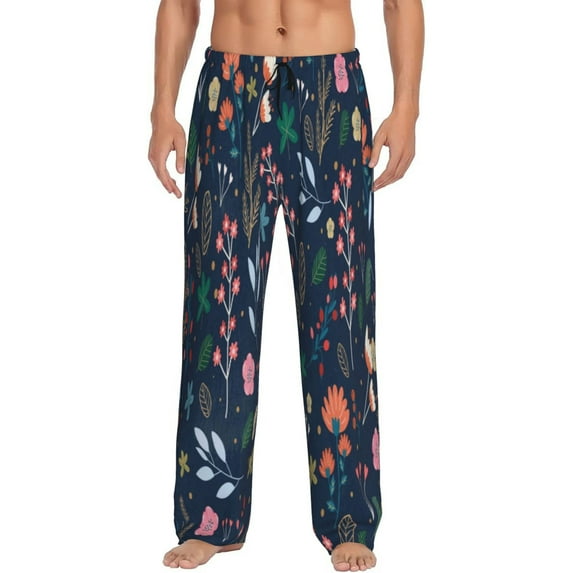 Kll Mens Pajama Pants For Men,Mens Lounge Pants,Funny Gifts For Men,Men'S Pajama Bottoms-Colorful Flowers