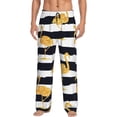 thumbnail image 1 of Kll Mens Pajama Pants For Men,Mens Lounge Pants,Funny Gifts For Men,Men'S Pajama Bottoms-Gold Flamingo, 1 of 9
