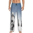 thumbnail image 1 of Kll Mens Pajama Pants For Men,Mens Lounge Pants,Funny Gifts For Men,Men'S Pajama Bottoms-Snowman And Christmas Tree, 1 of 9