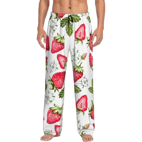 Kll Mens Pajama Pants For Men,Mens Lounge Pants,Funny Gifts For Men,Men'S Pajama Bottoms-Strawberry1
