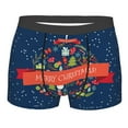 thumbnail image 1 of Kll Merry Christmas 1 Men'S Cotton Boxer Briefs Underwear-Xx-Large, 1 of 9