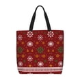 thumbnail image 1 of Kll Merry Christmas Pattern Aesthetic Tote Bag For Women Beach Bag Shopping Bags Shoulder Bag Reusable Grocery Bags, 1 of 8