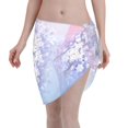 thumbnail image 1 of Kll Merry Christmas Print Women'S Sarong Coverups Short Bathing Suit Wrap Skirt Beach Wrap Swimsuit Cover Ups, 1 of 7