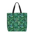 thumbnail image 1 of Kll Monstera Leaves Pattern Aesthetic Tote Bag For Women Beach Bag Shopping Bags Shoulder Bag Reusable Grocery Bags, 1 of 1