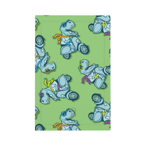 Kll Motorcycle Riding Dinosaur Wall Plate,Gloss Finish,Standard Size 1 - 5" X 3", Polycarbonate Thermoplastic,Electric Receptacle Plug Covers