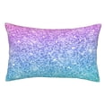 thumbnail image 1 of Kll Multicolor Glitter Pillow Covers Envelope Closure,Super Soft And Cozy Fuzzy Fleece Pillow Case Cover 14"X20", 1 of 9