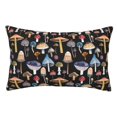 thumbnail image 1 of Kll Mushrooms And Autumn Leaves Pillow Covers Envelope Closure,Super Soft And Cozy Fuzzy Fleece Pillow Case Cover 20"X30", 1 of 9