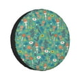 thumbnail image 1 of Kll Mushrooms And Flowers Tire Cover,Universal Wheel Tire Cover For Trailer, Rv, Suv, Truck,Camper And Many Vehicle,(15 Inch), 1 of 8