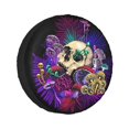 thumbnail image 1 of Kll Mushrooms And Skull Tire Cover,Universal Wheel Tire Cover For Trailer, Rv, Suv, Truck,Camper And Many Vehicle,(15 Inch), 1 of 7