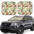 thumbnail image 1 of Kll Mushrooms Gnomes Windshield Sun Shade 2-Piece Foldable Car Front Window Sunshade For Most Sedans Suv Truck - Auto Sun Blocker Visor Protector Blocks Max Uv Rays - Medium, 1 of 7
