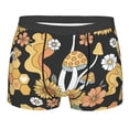 thumbnail image 1 of Kll Mushrooms Honeycomb Men'S Cotton Boxer Briefs Underwear-Xx-Large, 1 of 9