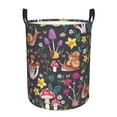 thumbnail image 1 of Kll Mushrooms Snails Butterflies Waterproof Foldable Laundry Hamper Bucket With Handles For Storage Bin,Kids Room,Home Organizer (Small), 1 of 8