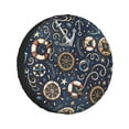 thumbnail image 1 of Kll Nautical Tire Cover,Universal Wheel Tire Cover For Trailer, Rv, Suv, Truck,Camper And Many Vehicle,(16 Inch), 1 of 7
