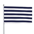 thumbnail image 1 of Kll Navy Blue And White Stripes Flag 4x6 Ft Parade Party Flag Outdoor Flag Decorative Flag Banner Flags Garden Flag Home House Flags, 1 of 1