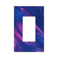 thumbnail image 1 of Kll Neon Gradient Blue Wall Plate,Gloss Finish,Standard Size 1 - 5" X 3", Polycarbonate Thermoplastic,Electric Receptacle Plug Covers, 1 of 8