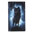 thumbnail image 1 of Kll Night Scene Of Wolves Ultra Absorbent & Soft Hand Towels For Bath, Hand, Face, Gym And Spa-27.5x16in, 1 of 9