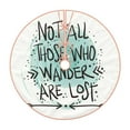 thumbnail image 1 of Kll Not All Who Wander Are Lost1 Christmas Tree Skirt 36",Party Decorations Farmhouse For Christmas Decorations Holiday Party, 1 of 8