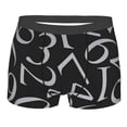 thumbnail image 1 of Kll Numbers Men'S Cotton Boxer Briefs Underwear-Large, 1 of 9